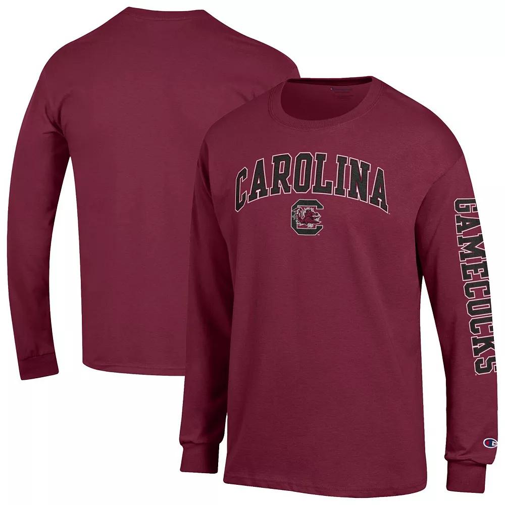 Men's Champion Brown Brown Bears Basic Arch Long Sleeve T-Shirt,  Product Image