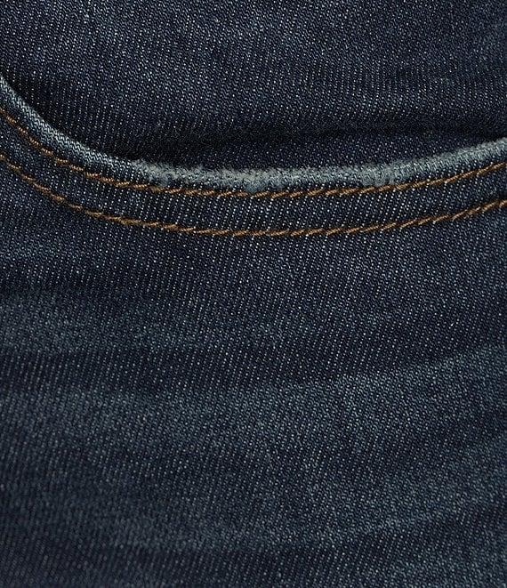 Vigoss Jagger Mid Rise Destructed Frayed Hem Skinny Jeans Product Image