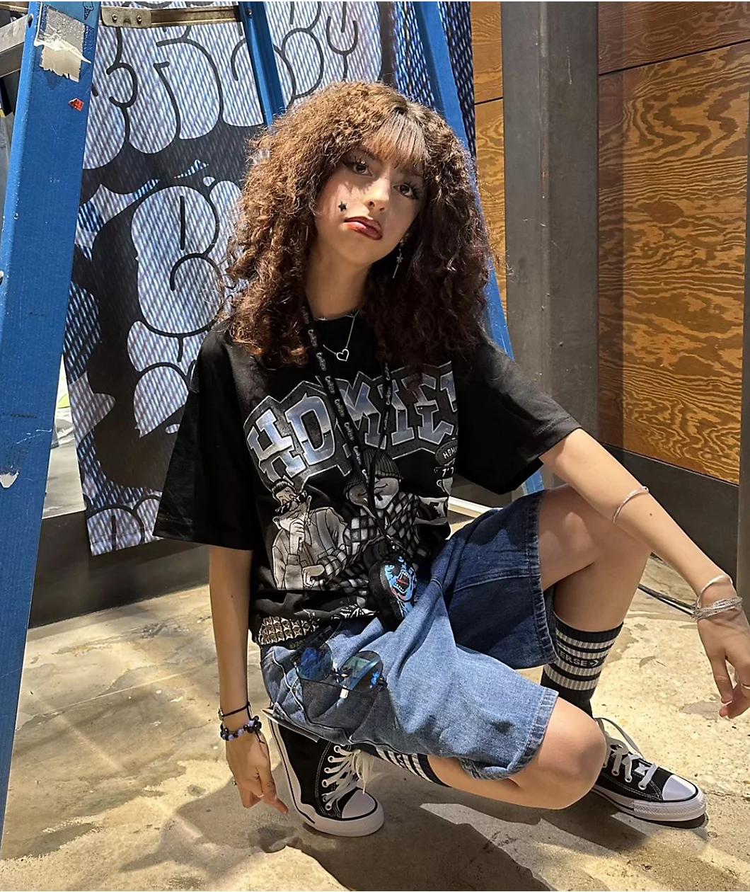 DGA Eightball Trio Homies Black T-Shirt Product Image