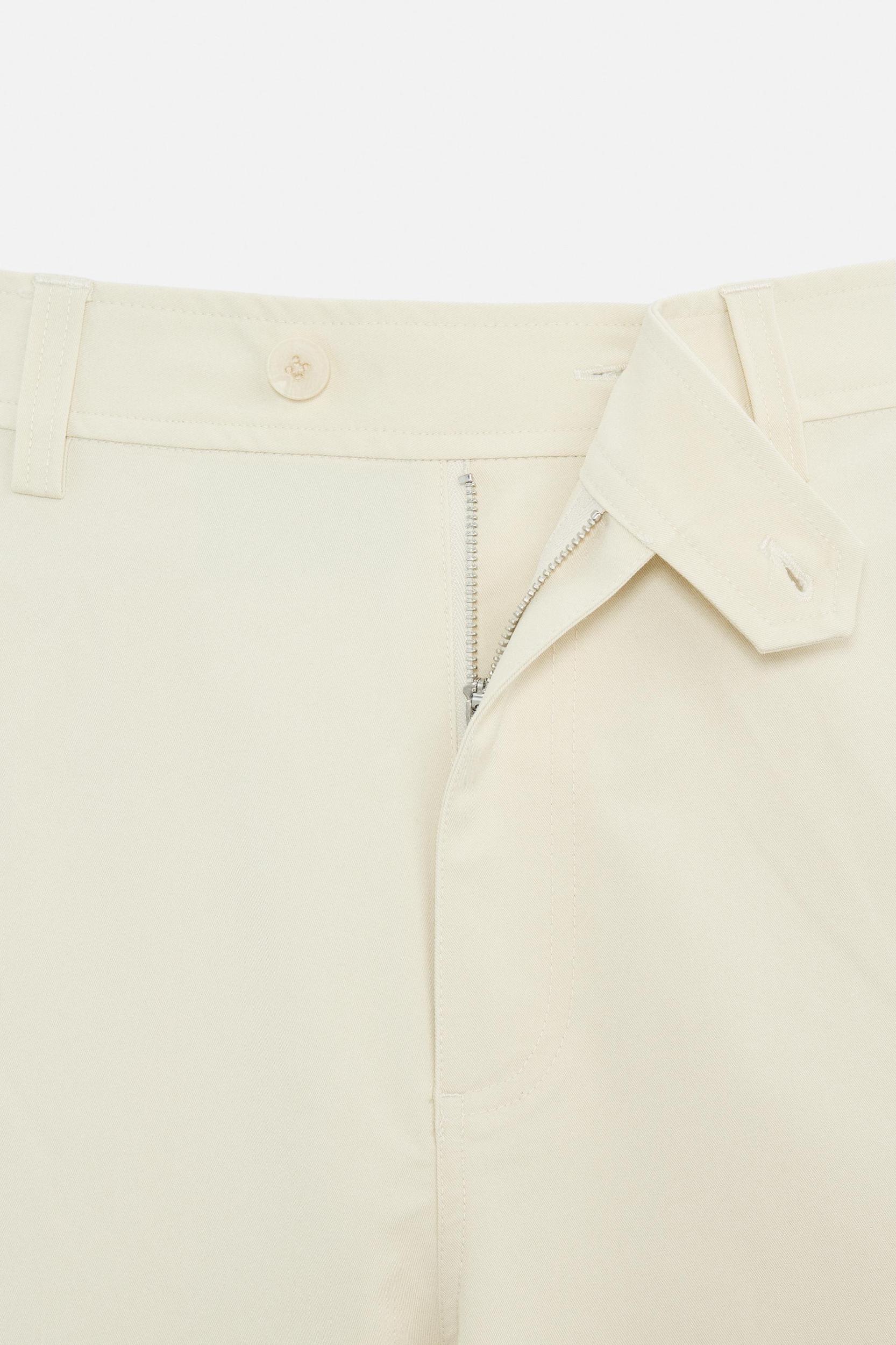 VISCOSE BLEND CHINO PANTS Product Image