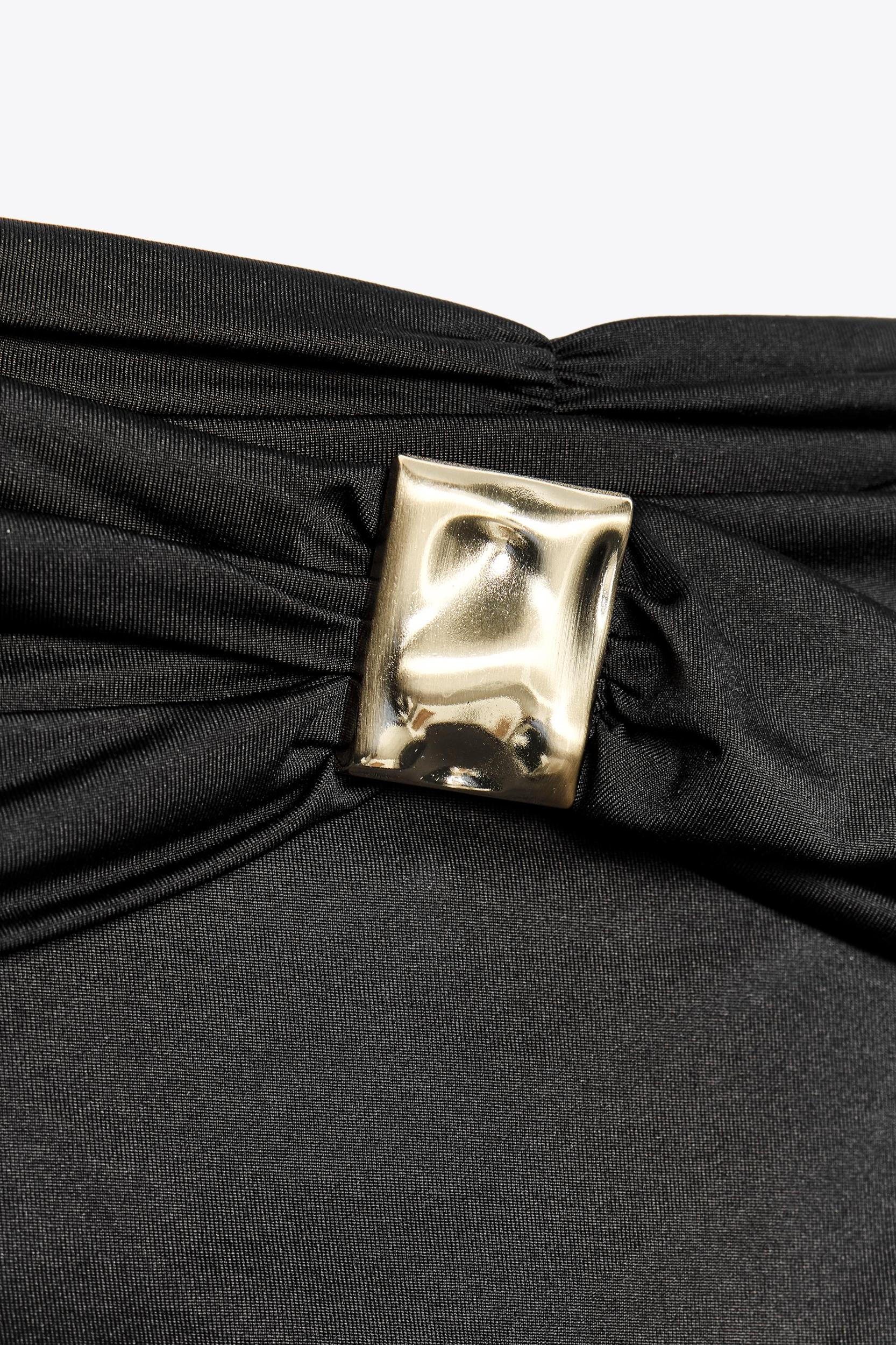 POLYAMIDE BANDEAU BODYSUIT Product Image