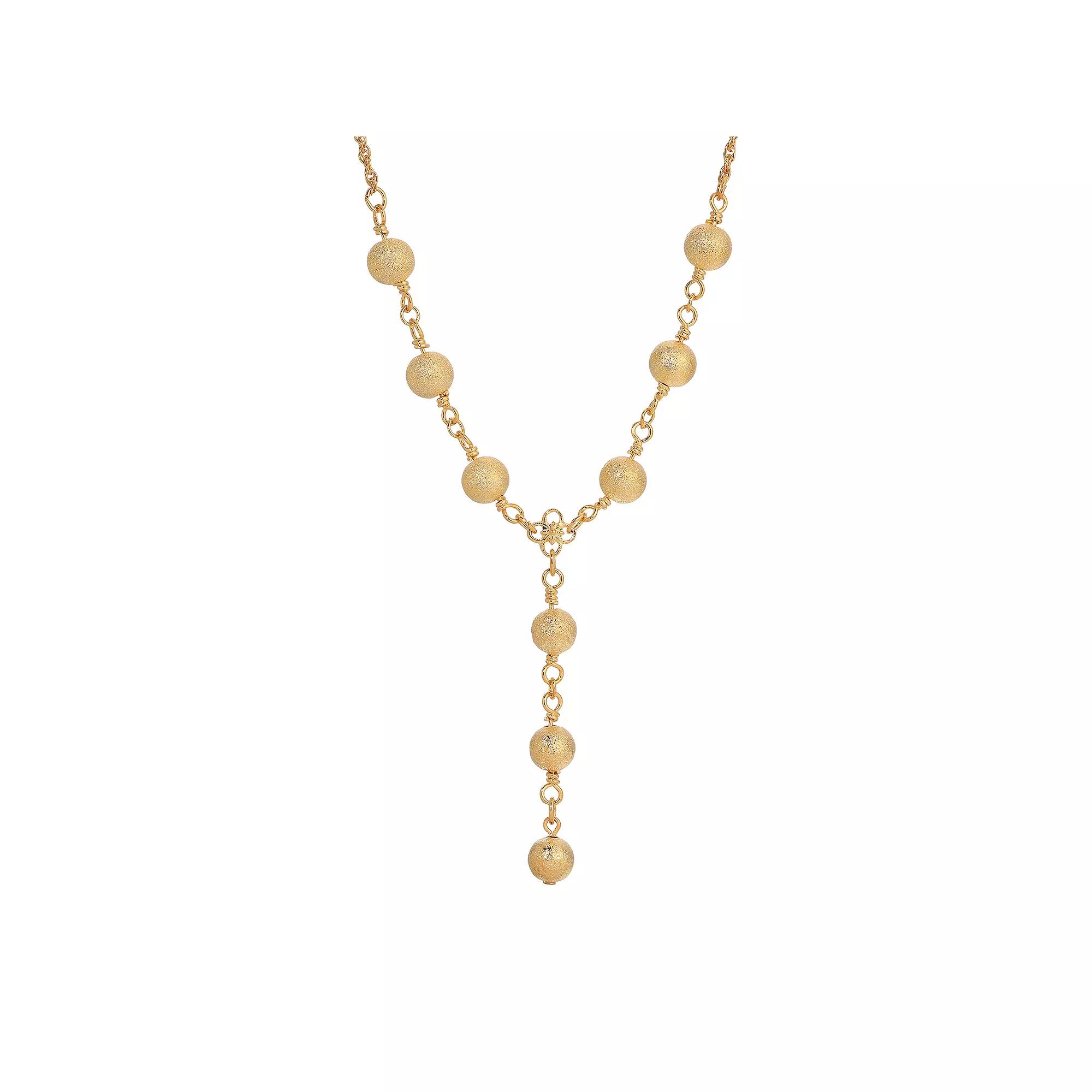 1928 Gold Tone Y-Necklace, Womens, Yellow Product Image
