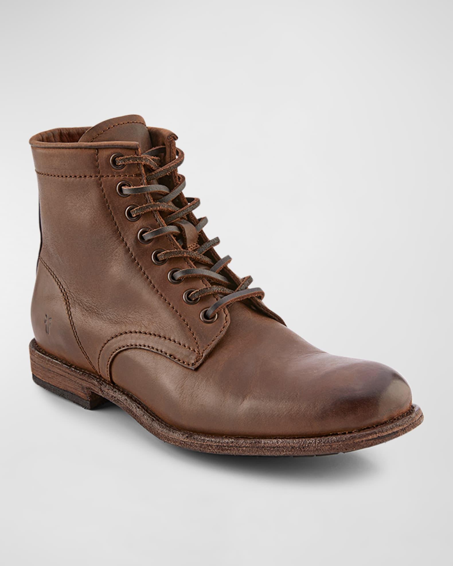 Men's Tyler Leather Lace-Up Boots Product Image