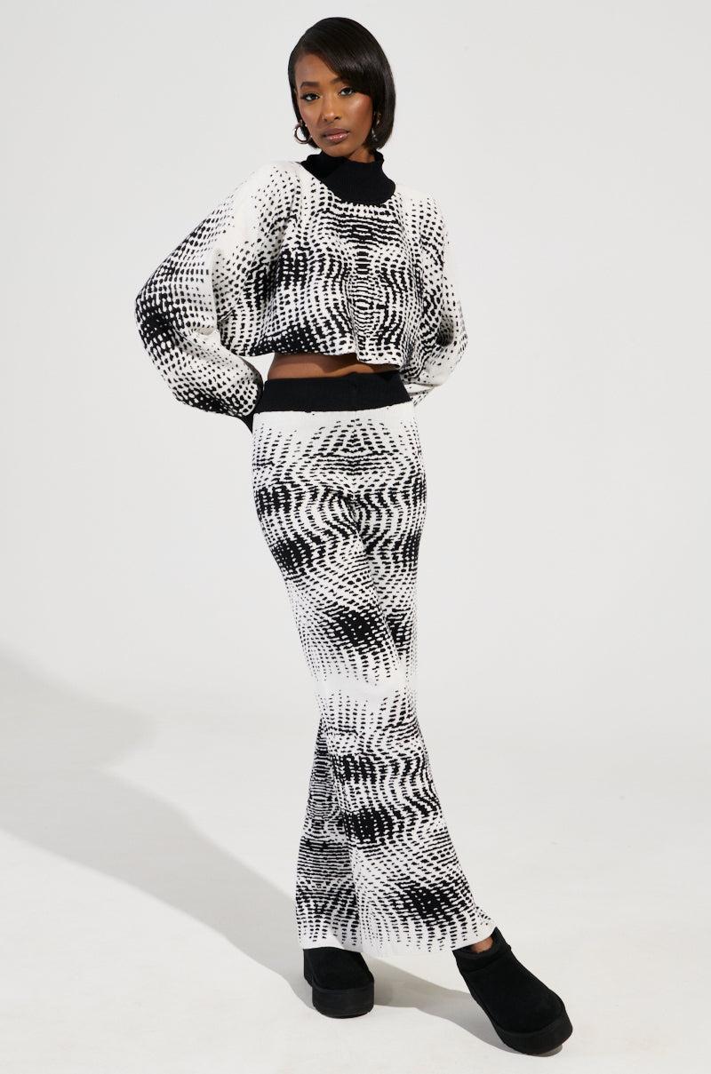 KALEIDOSCOPE DREAM WIDE LEG KNIT PANT Product Image