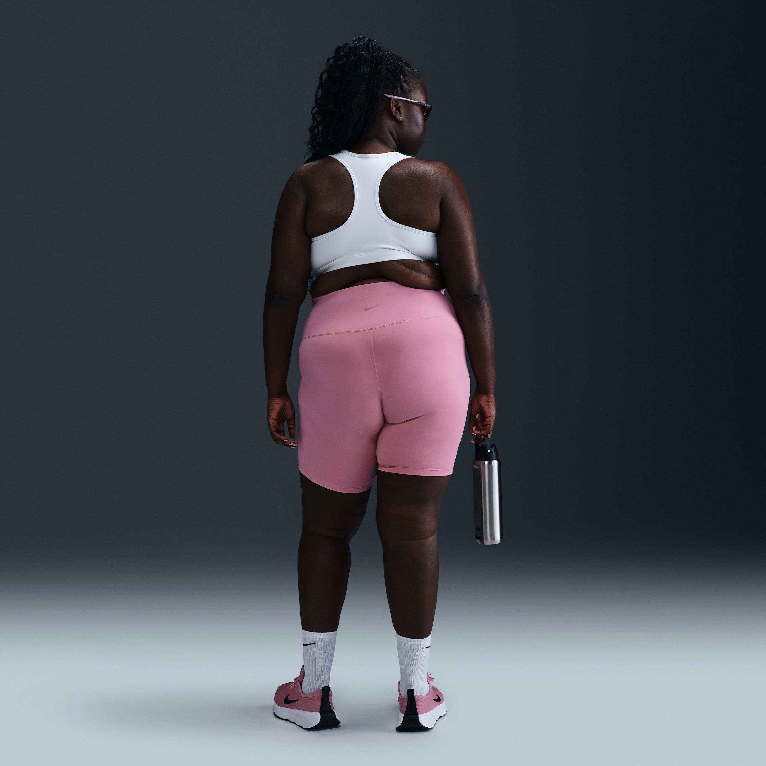 Nike Women's One High-Waisted 8" Biker Shorts with Pockets (Plus Size) Product Image