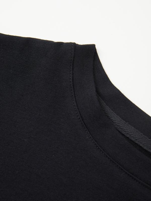 Skull Print Short Sleeve Y2K Crop Top Product Image