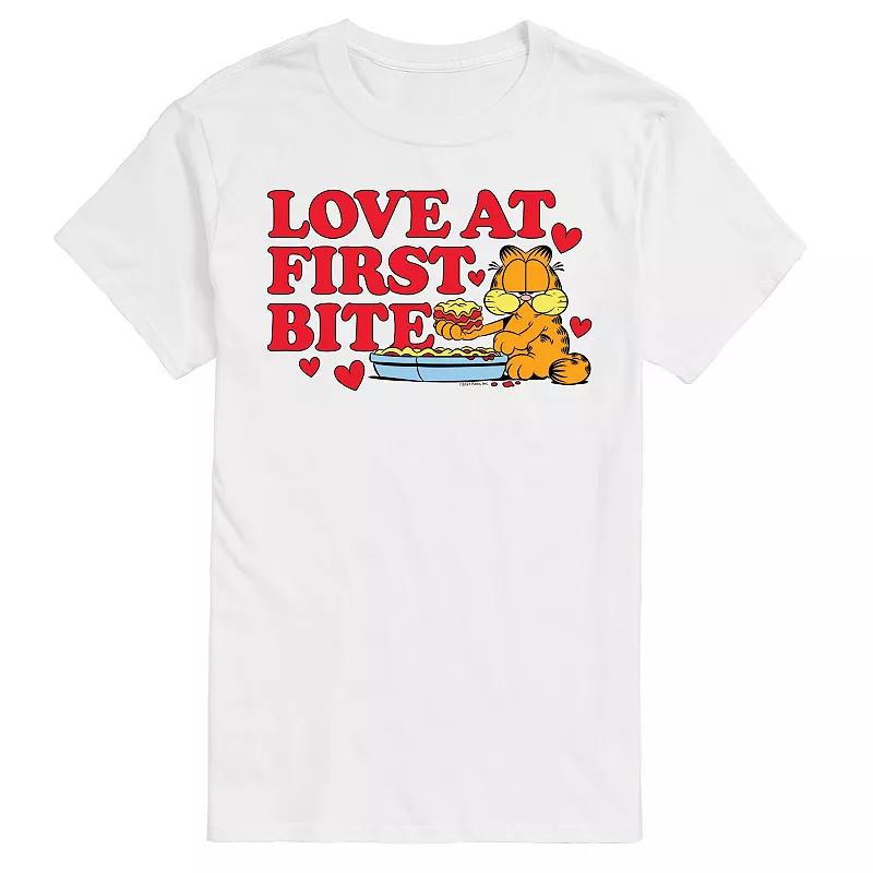 Big & Tall Garfield Love First Bite Tee, Men's,  Product Image