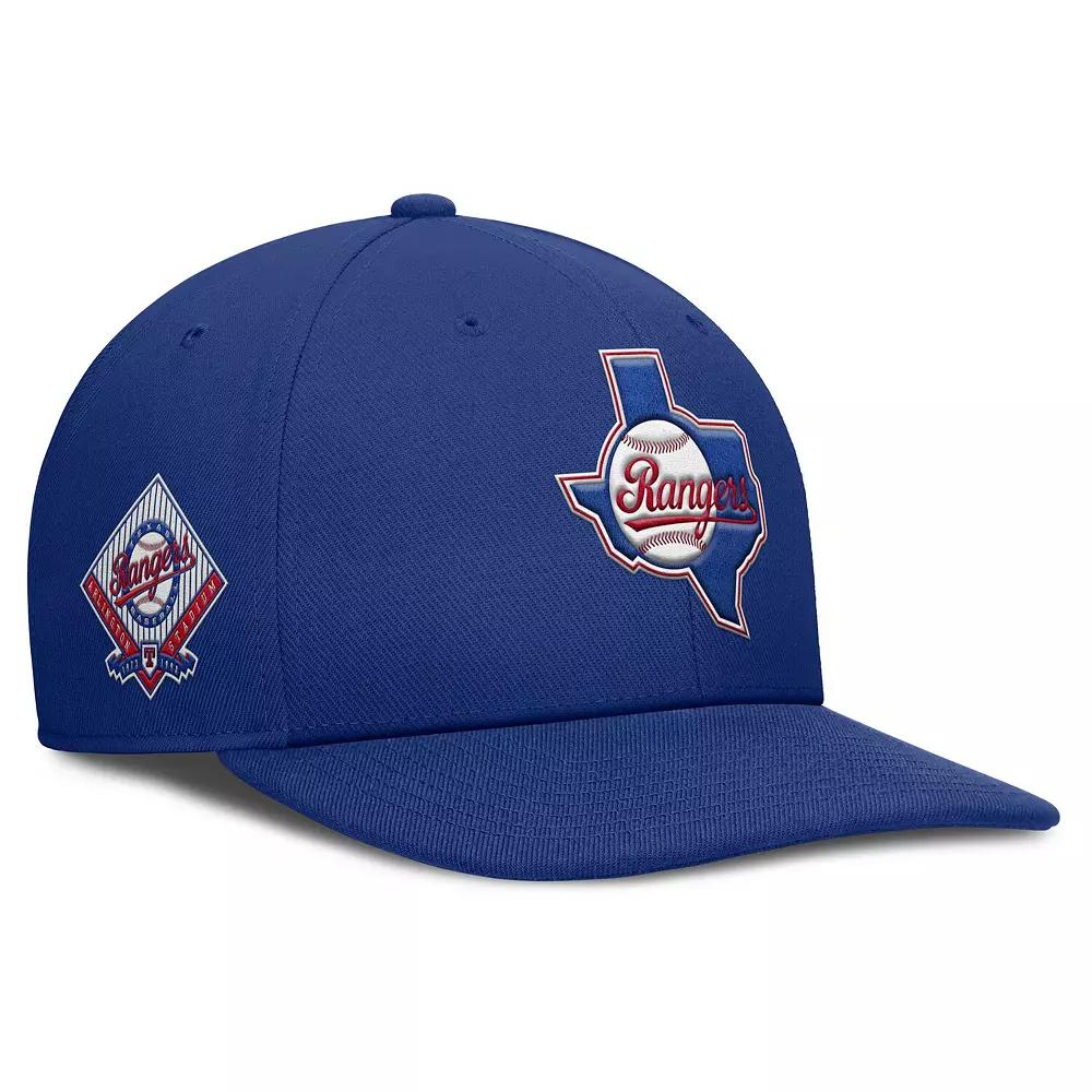 Men's Nike Royal Texas Rangers Pro Performance Snapback Hat,  Product Image