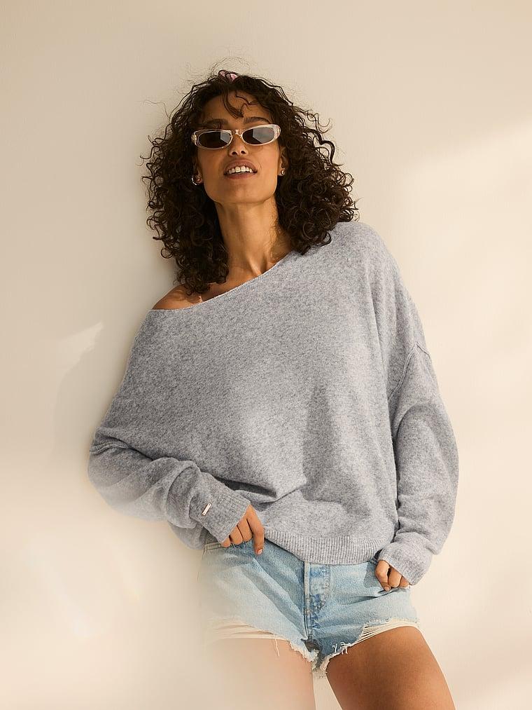 Summer Knit Boatneck Sweater Product Image