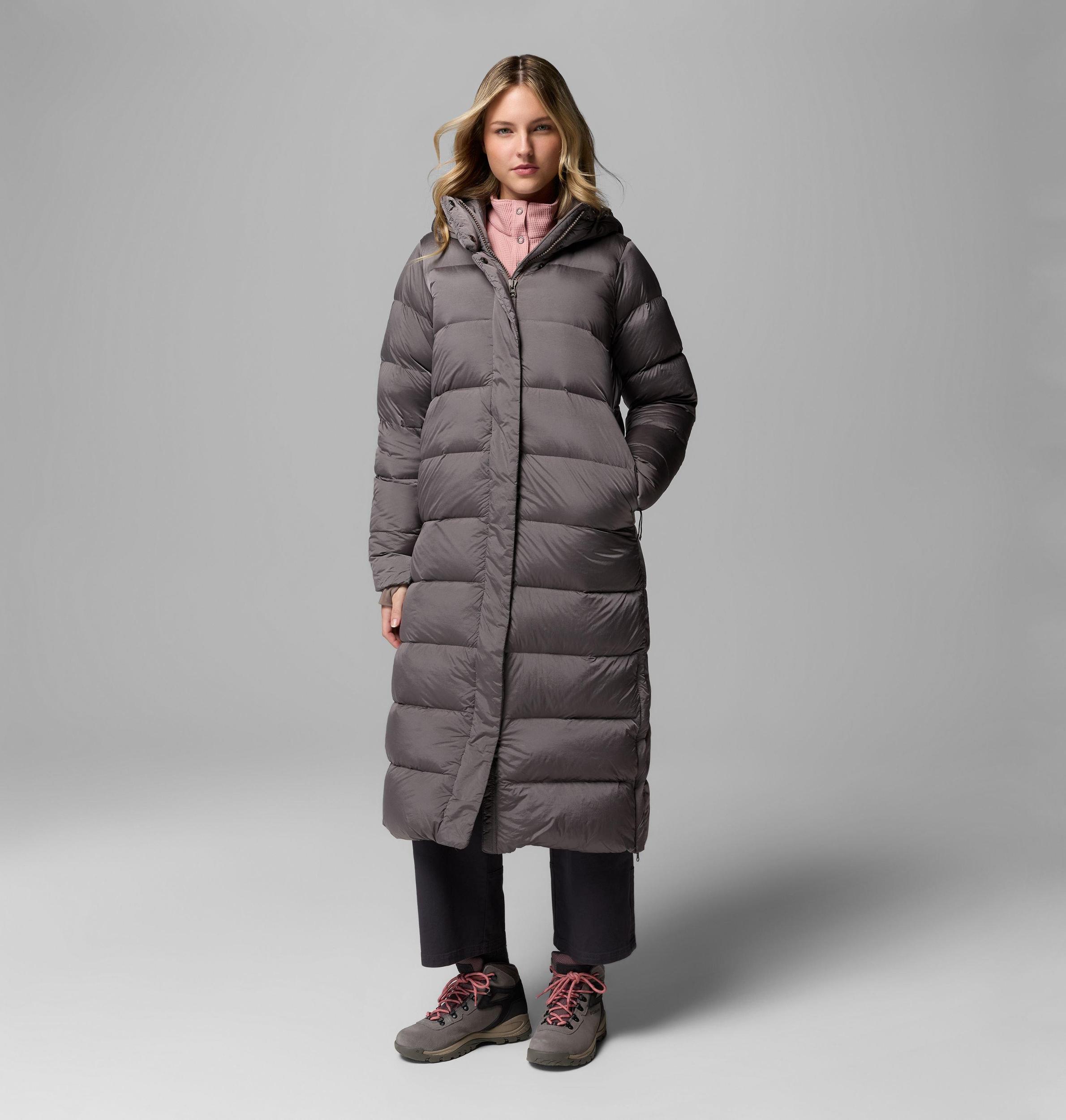 Columbia Womens Amaze Puff Long Hooded Jacket- Product Image