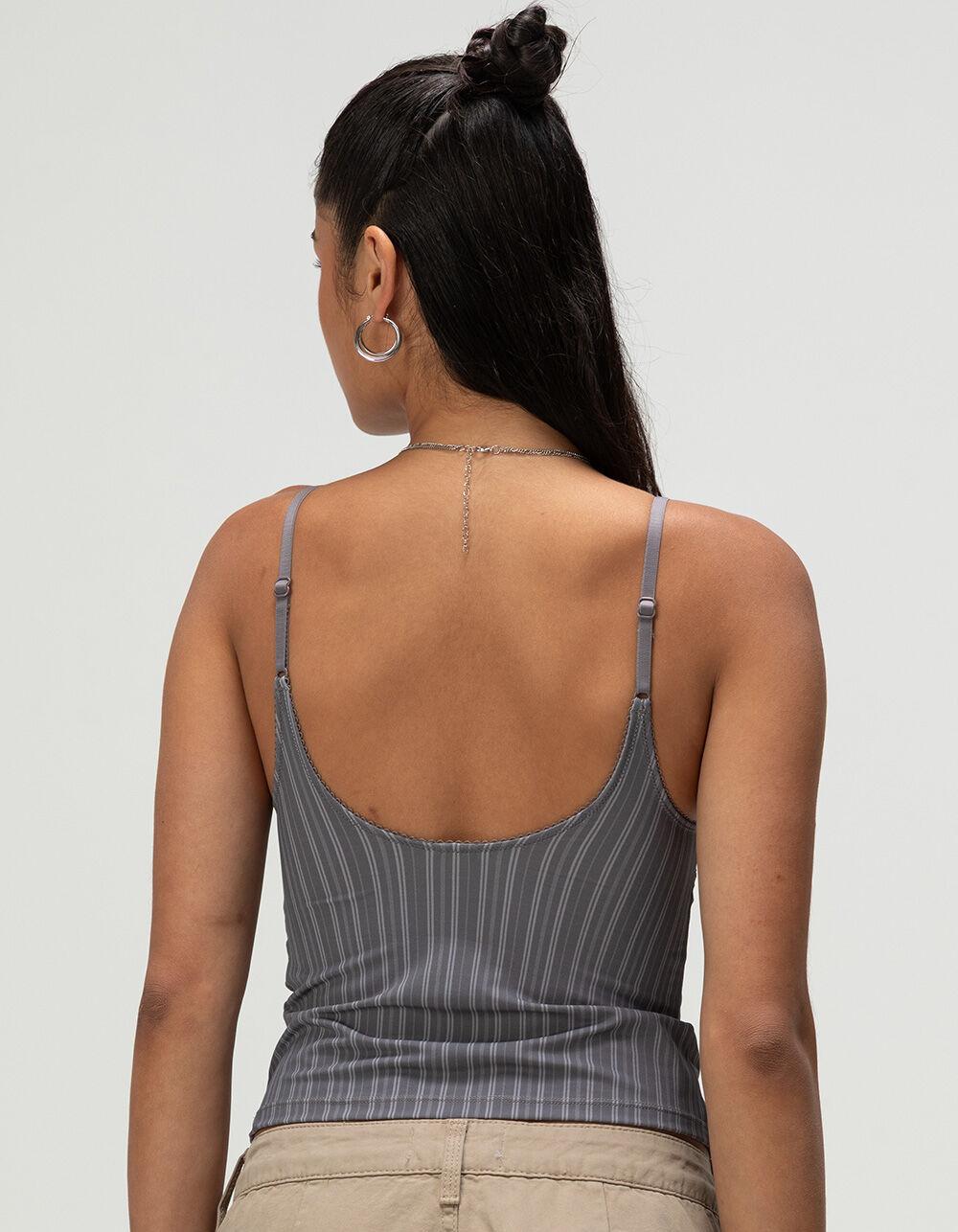 BDG Urban Outfitters Je T'aime Womens Cami - GRAY Product Image