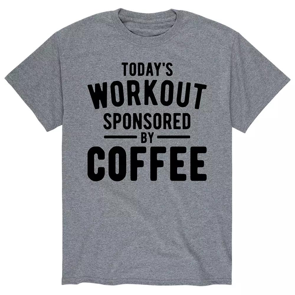 Men's Todays Workout Sponsored By Coffee Tee,  Product Image