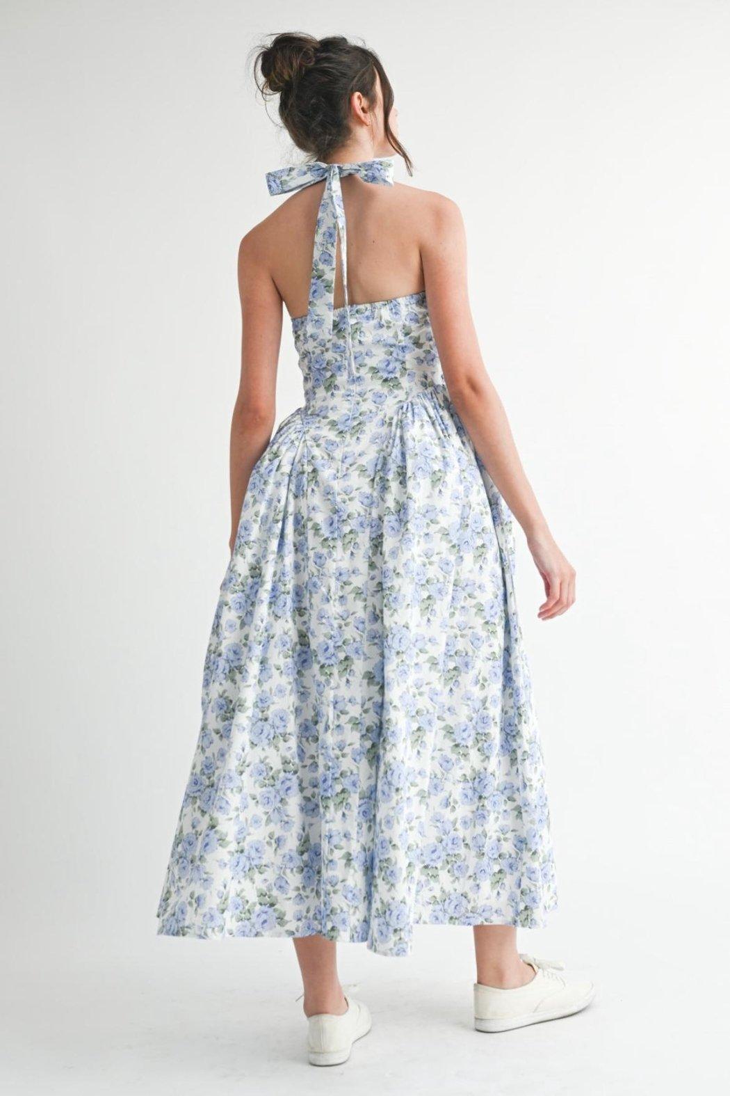 Floral Halter Dress Product Image