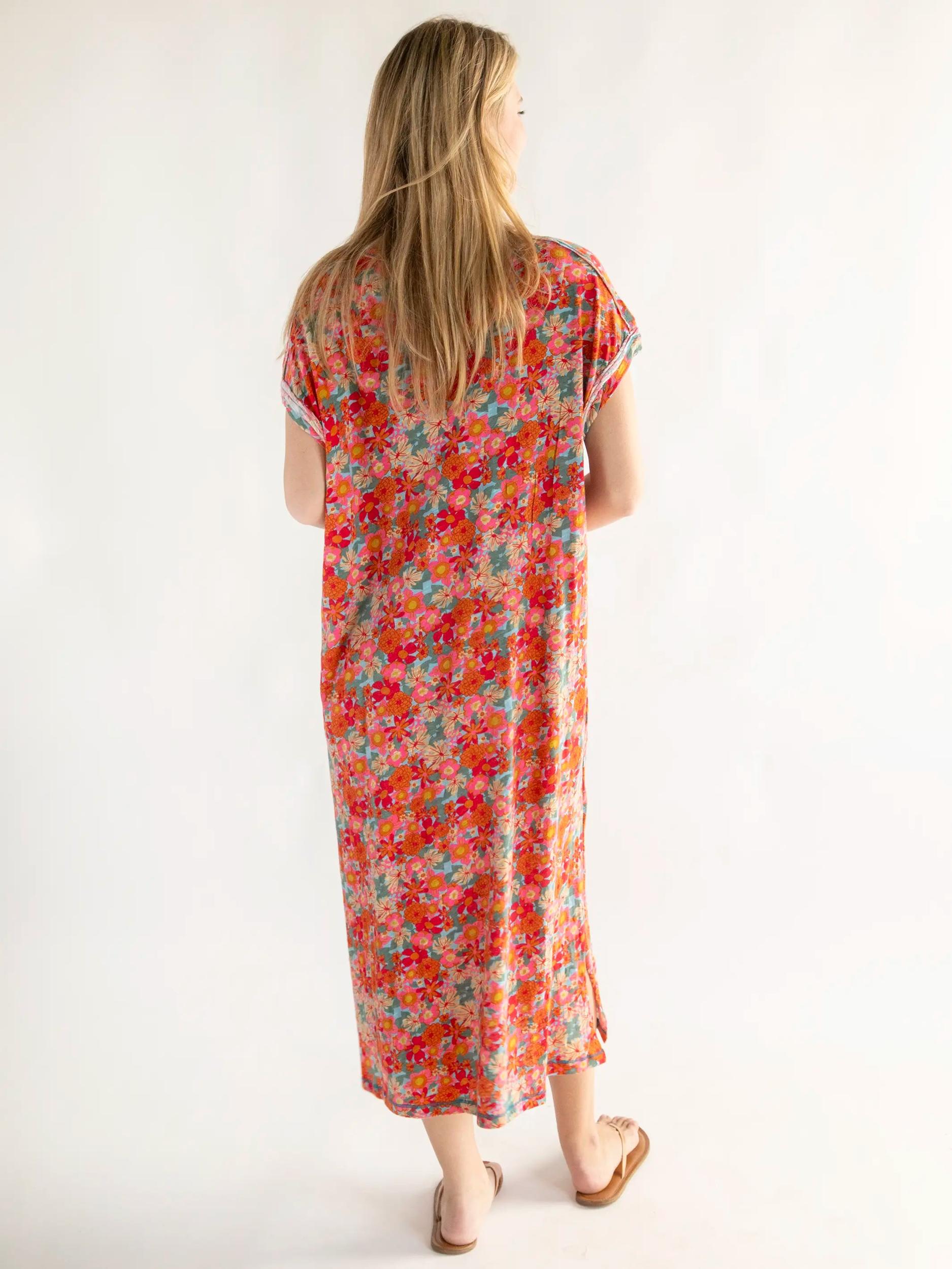 Frankie Knit Cotton Tee Midi Dress Product Image