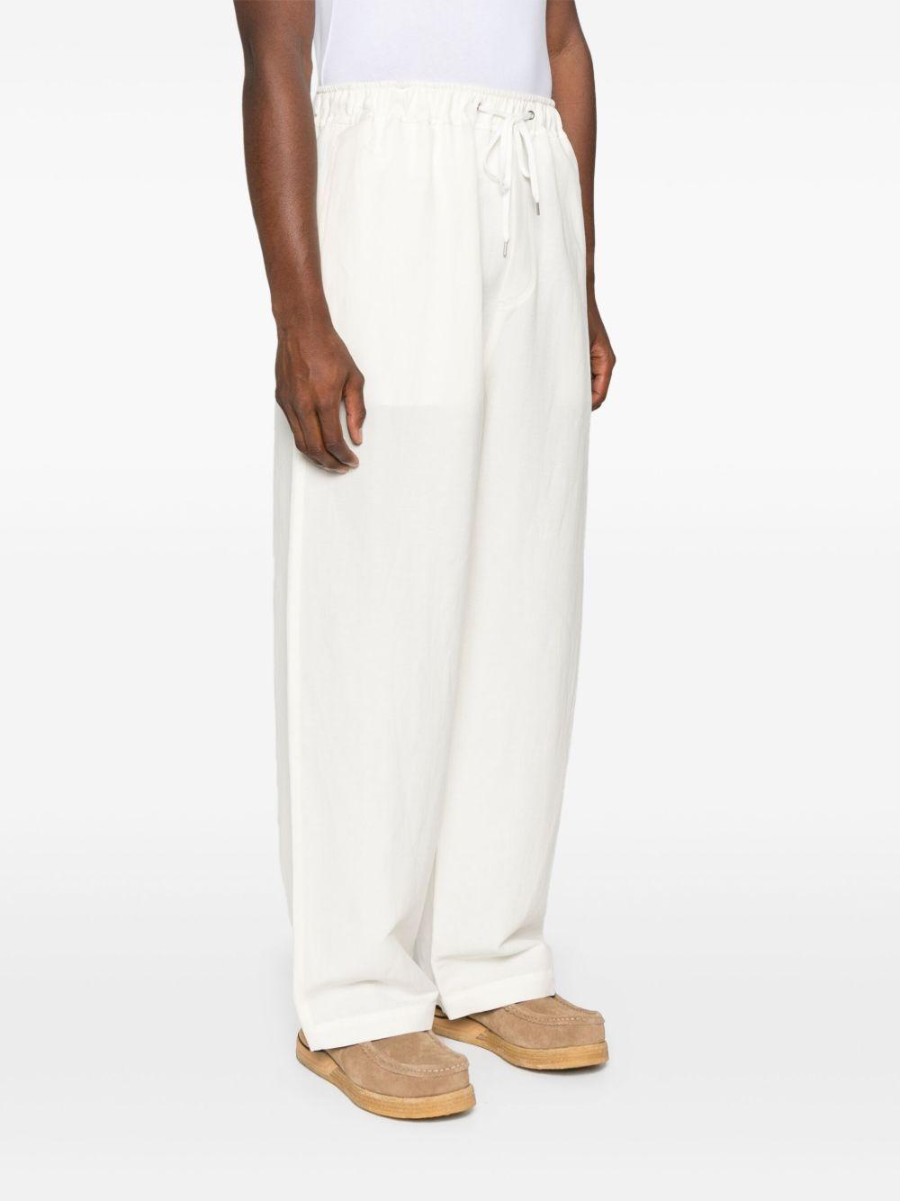 drawstring-waist trousers  Product Image