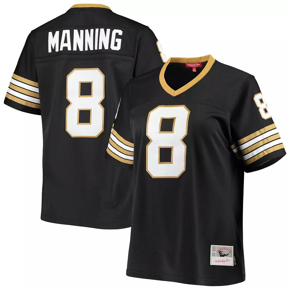 Women's Mitchell & Ness Archie Manning Black New Orleans Saints 1979 Legacy Replica Jersey,  Product Image