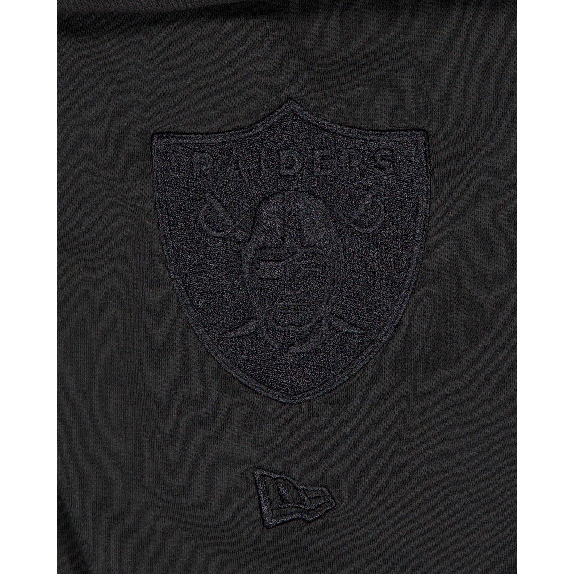 Las Vegas Raiders Black on Black Logo Select T-Shirt Male Product Image