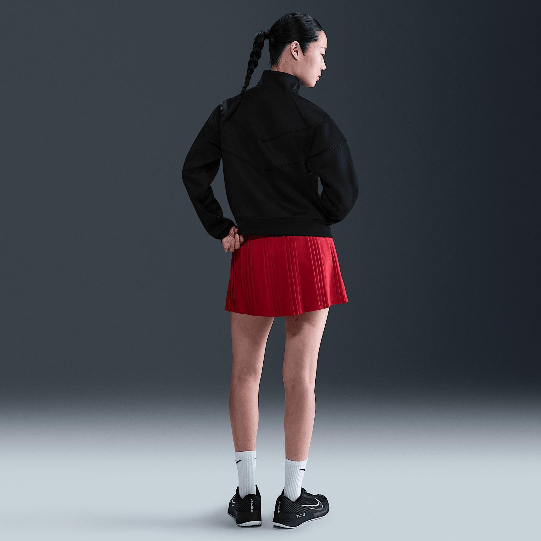 Nike Womens Court Heritage Windrunner Tennis Jacket | FZ6507-010 Product Image