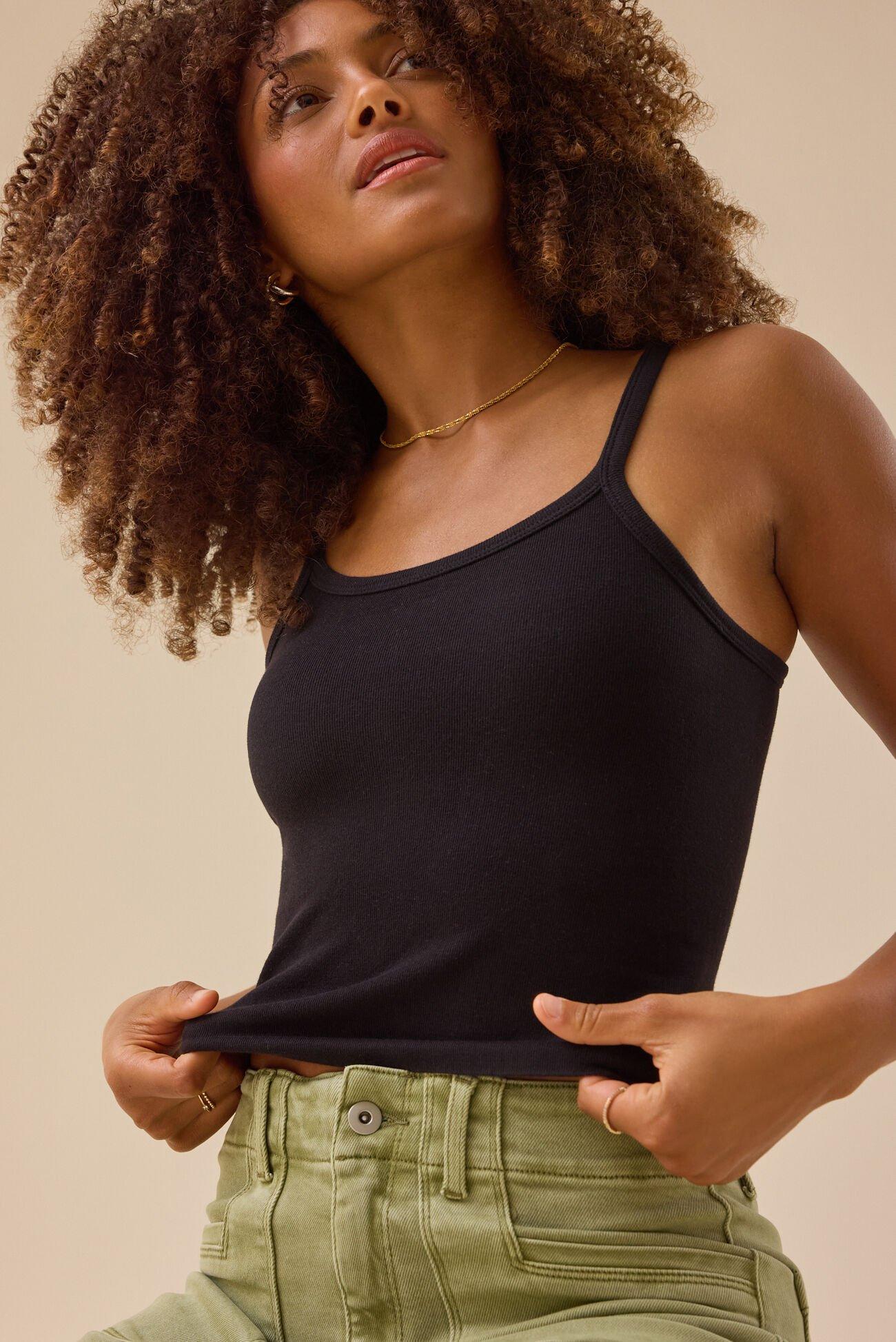 Lauren Scoop Ribbed Seamless Tank Product Image