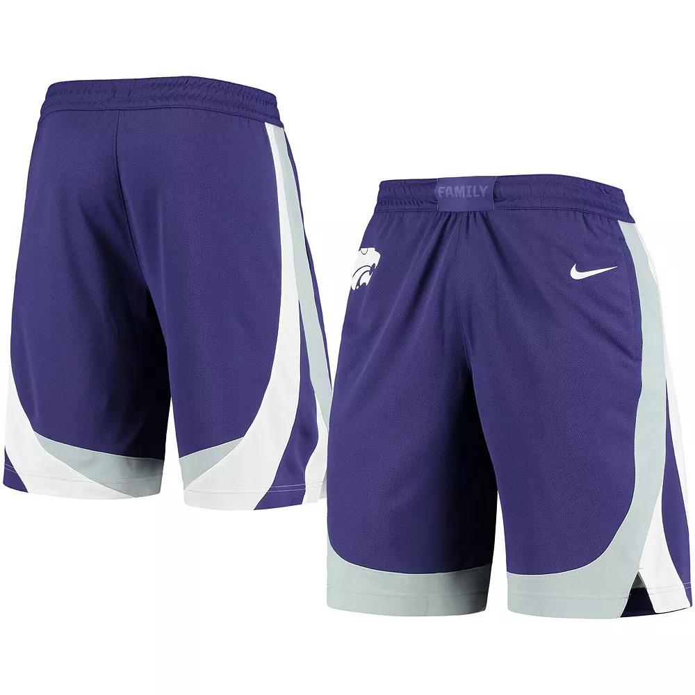 Men's Nike Purple Kansas State Wildcats Team Replica Basketball Shorts,  Product Image