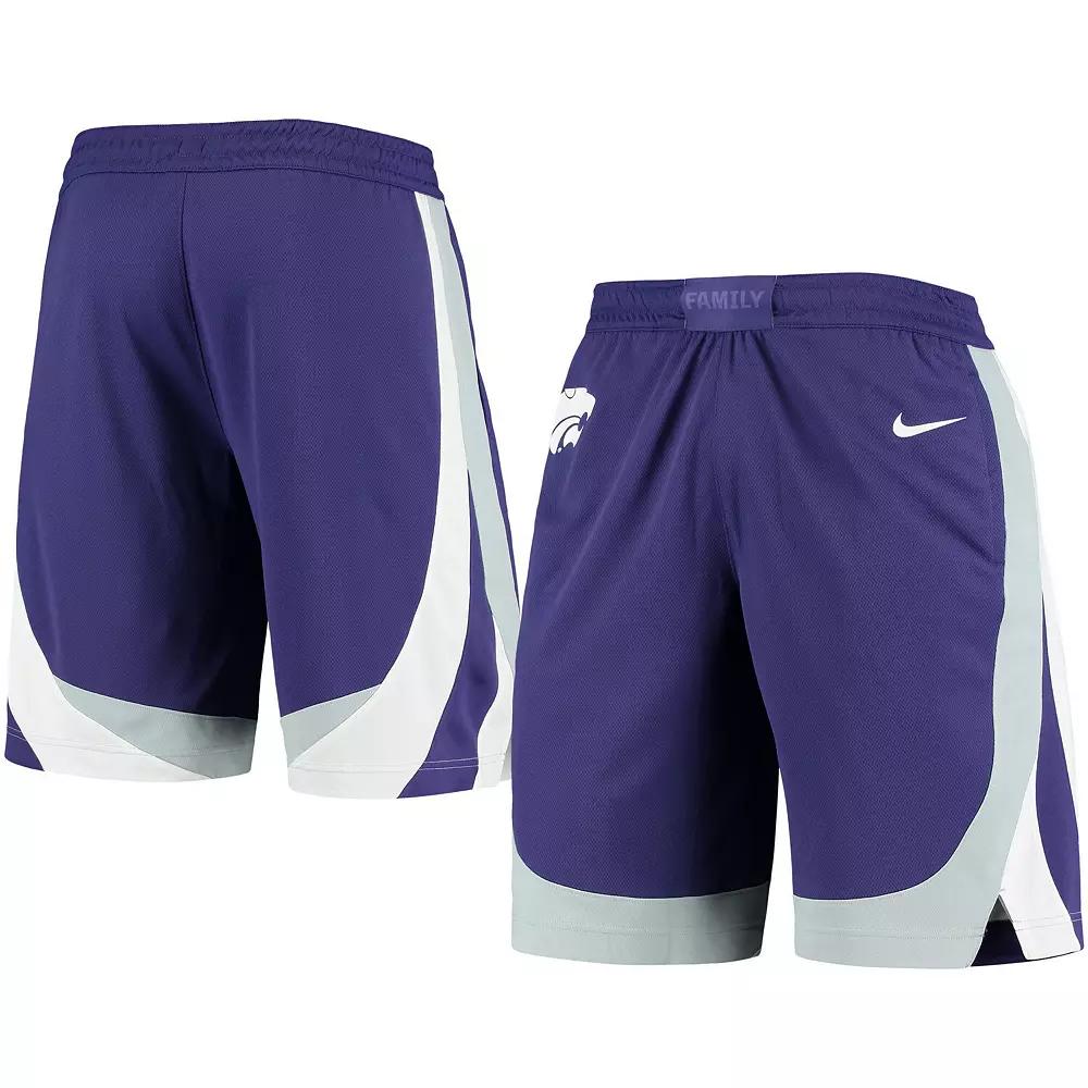 Men's Nike Purple Kansas State Wildcats Team Replica Basketball Shorts,  Product Image