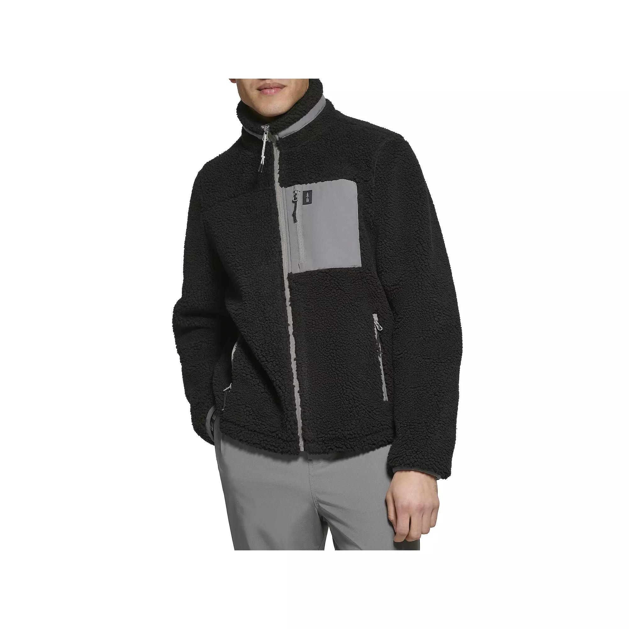 Men's G.H. Bass & Co. Faux Sherpa Jacket, Size: Large, Black Product Image