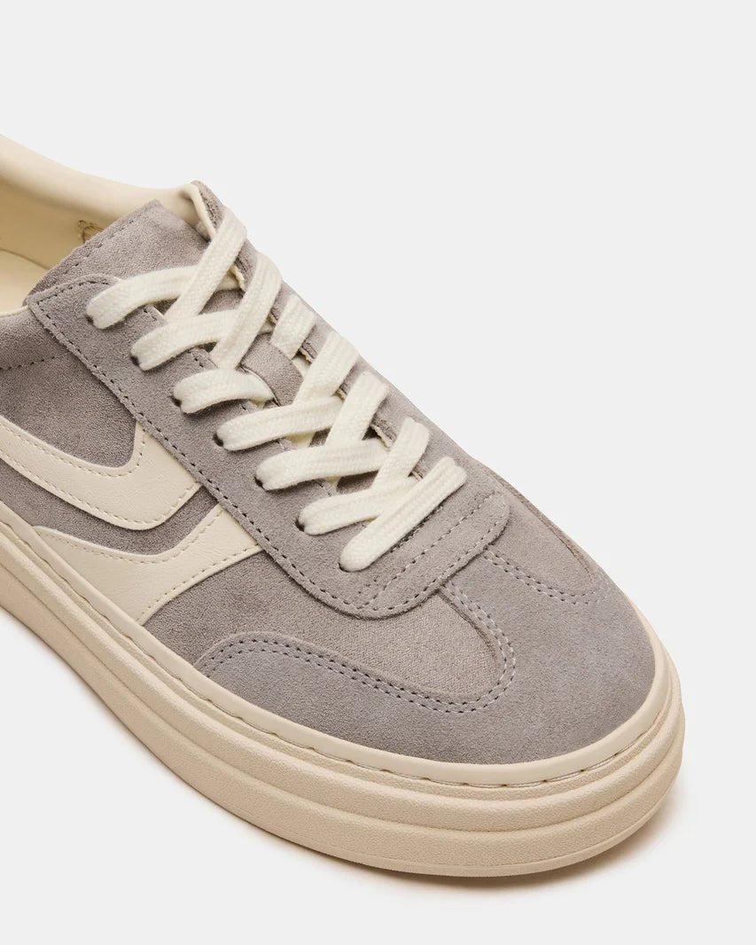 Steve Madden Grey Dodge Platform Sneakers - FINAL SALE Female Product Image
