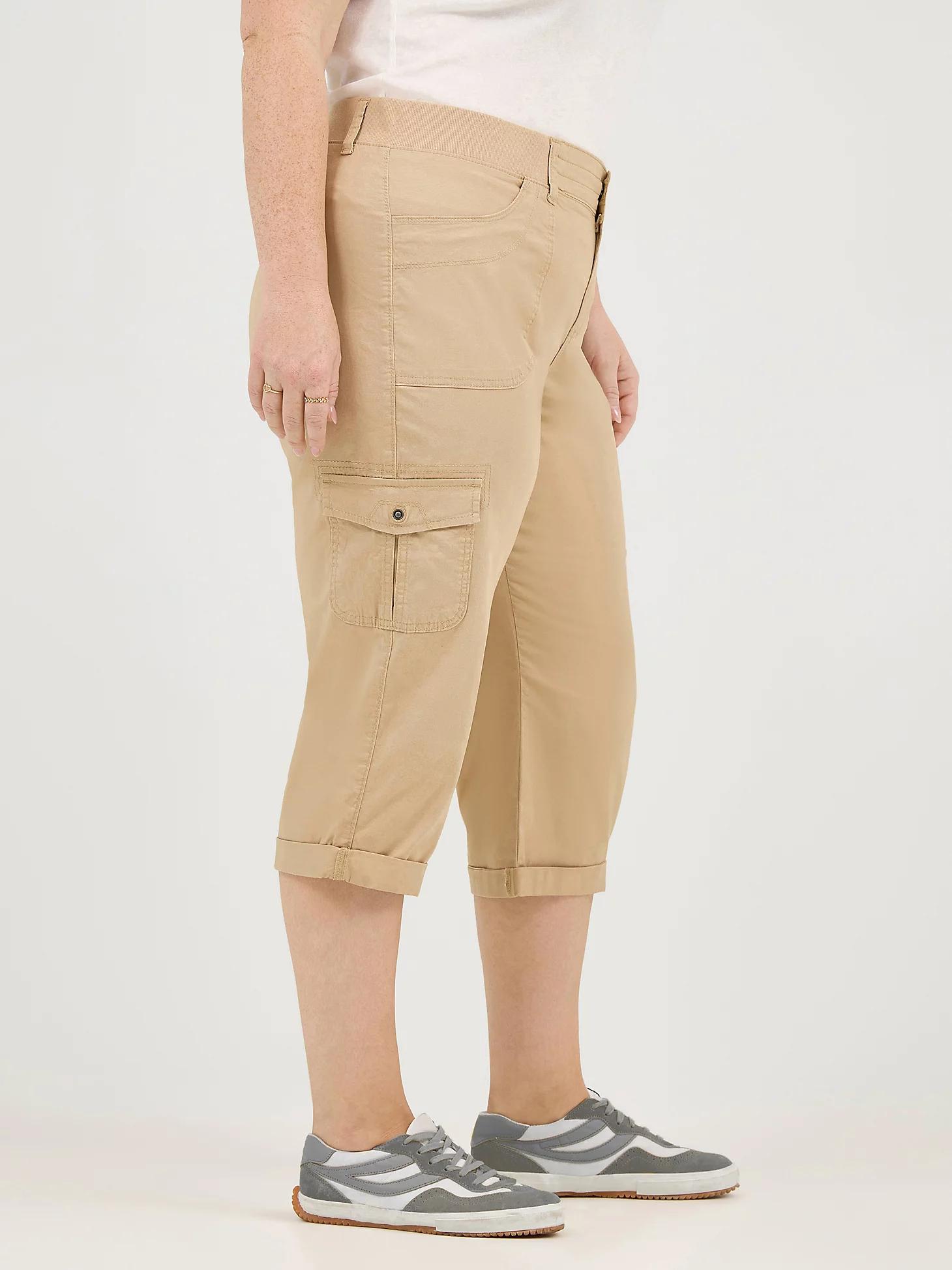Women’s Relaxed Fit Austyn Cargo Capri (Plus) | Women's Capris & Crops | Lee® Product Image
