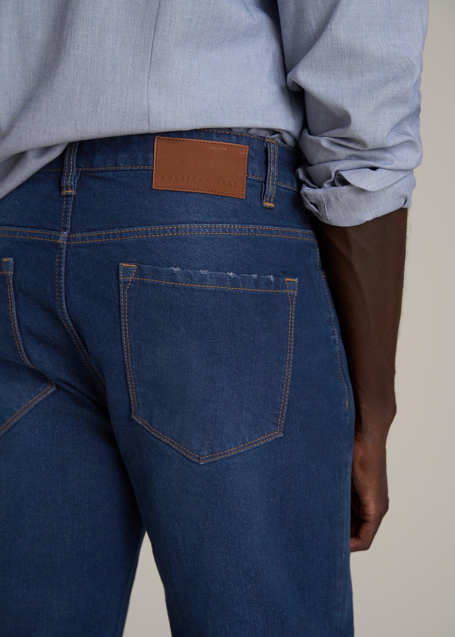 Milo RELAXED TAPERED FIT Jeans for Tall Men in Midnight Blue Wash Male Product Image