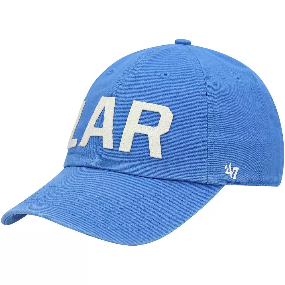 Women's '47 Royal Los Angeles Rams Finley Clean Up Adjustable Hat, Blue Product Image