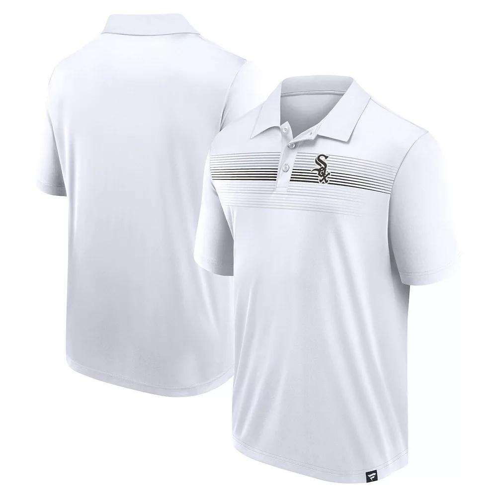 Men's Fanatics Branded White Chicago White Sox Big & Tall Victory For Us Interlock Polo,  Product Image