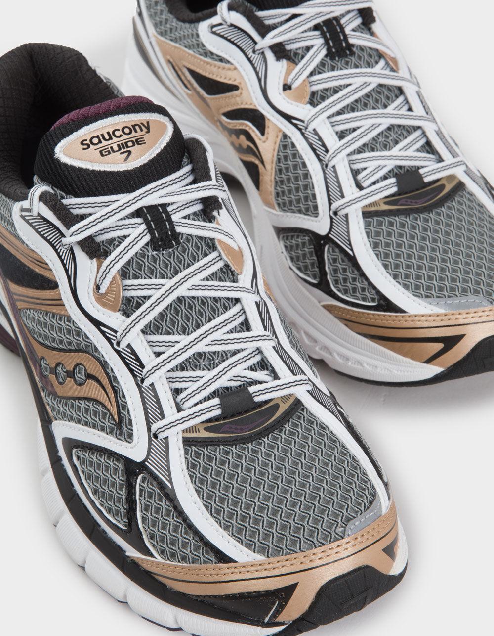 SAUCONY ProGrid Guide 7 Mens Shoes - WHITE/GOLD Product Image