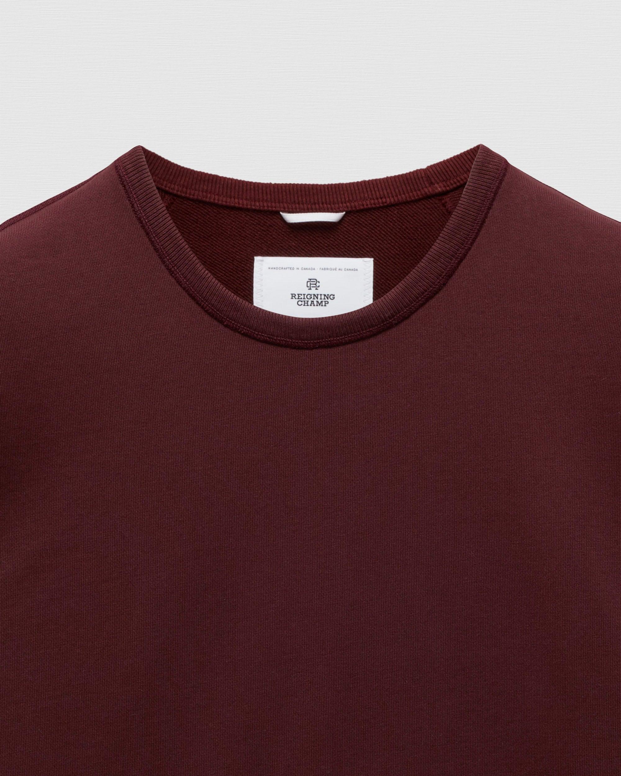 Midweight Terry Slim Crewneck - Vault Male Product Image