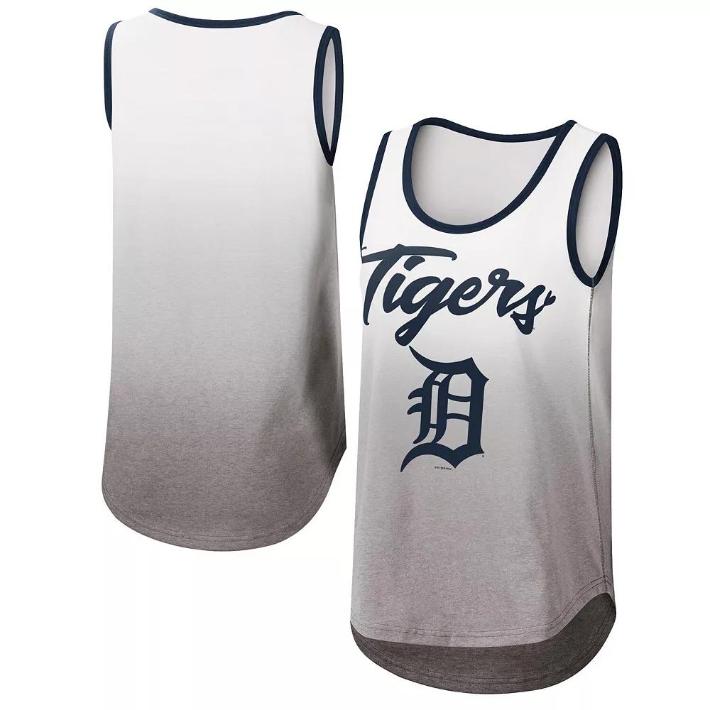 Women's G-III 4Her by Carl Banks White Detroit Tigers Logo Opening Day Tank Top, Size: Large Product Image