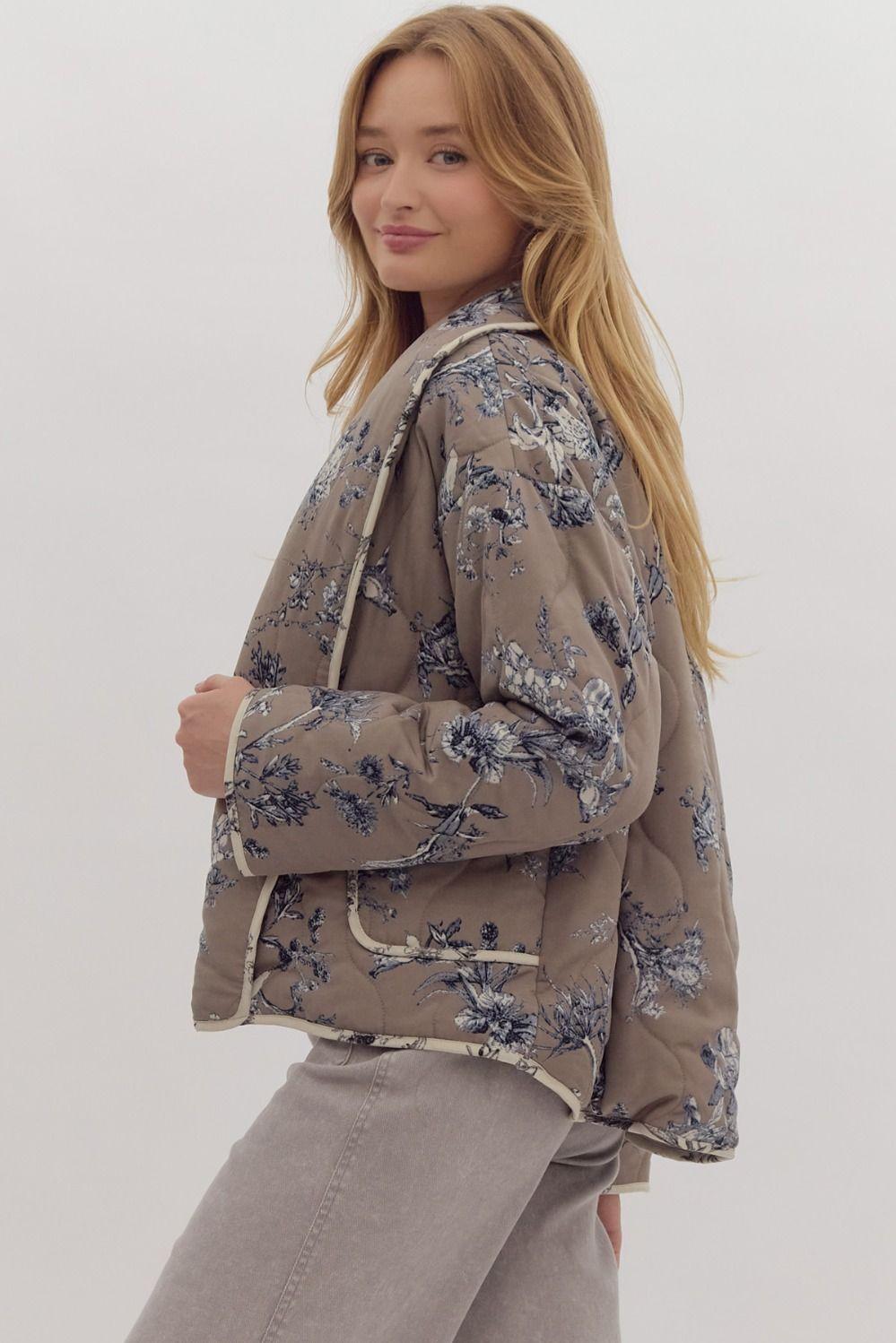 Layers Of Love Floral Quilted Jacket *FS Product Image