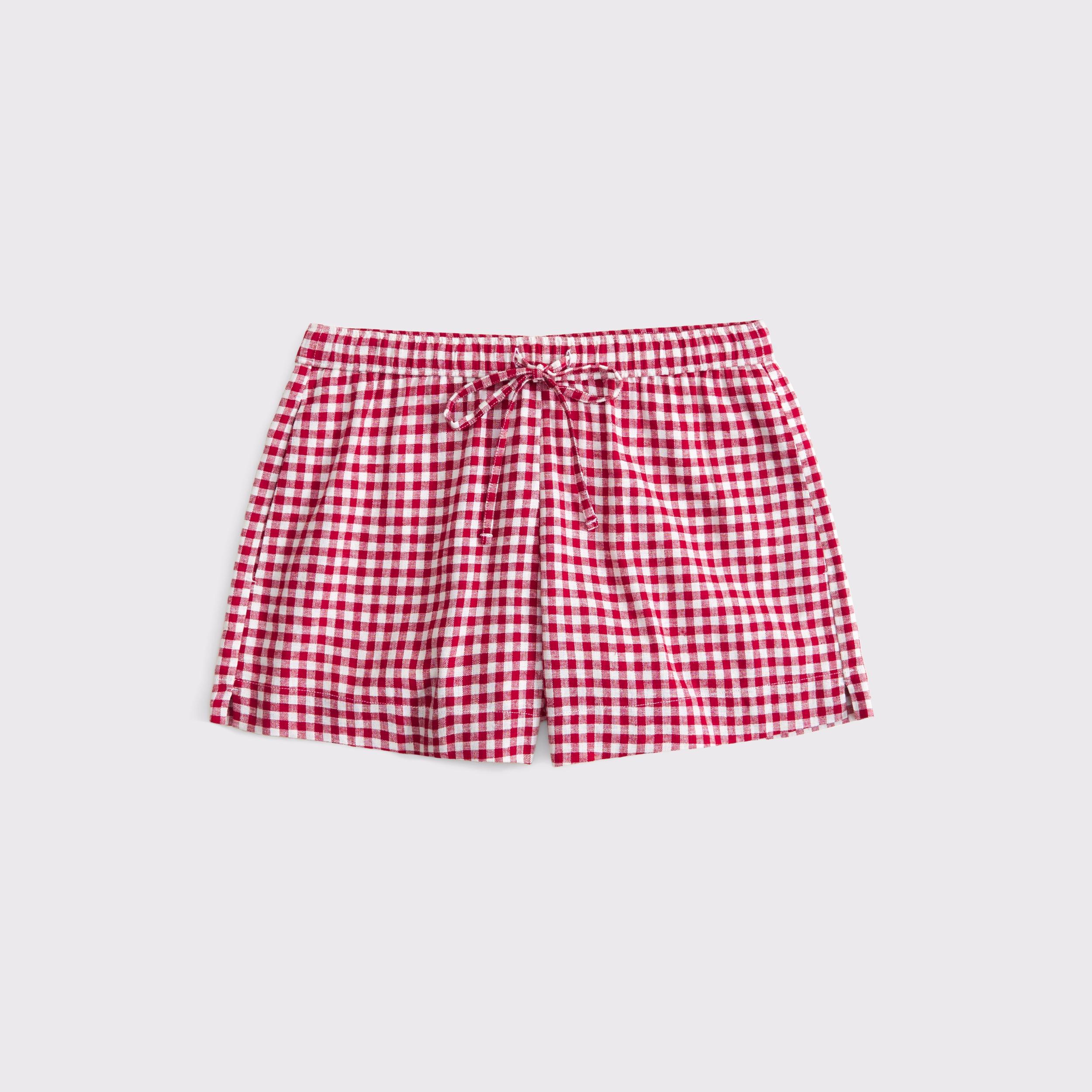 Mid Rise Linen-Blend Pull-On Short Product Image