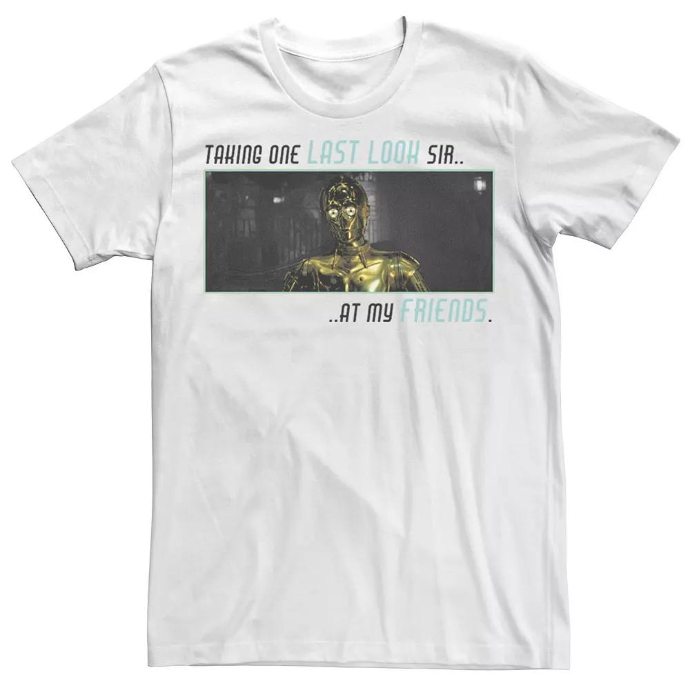 Men's Star Wars: The Rise Of Skywalker C-3PO Taking One Last Look Graphic Tee,  Product Image