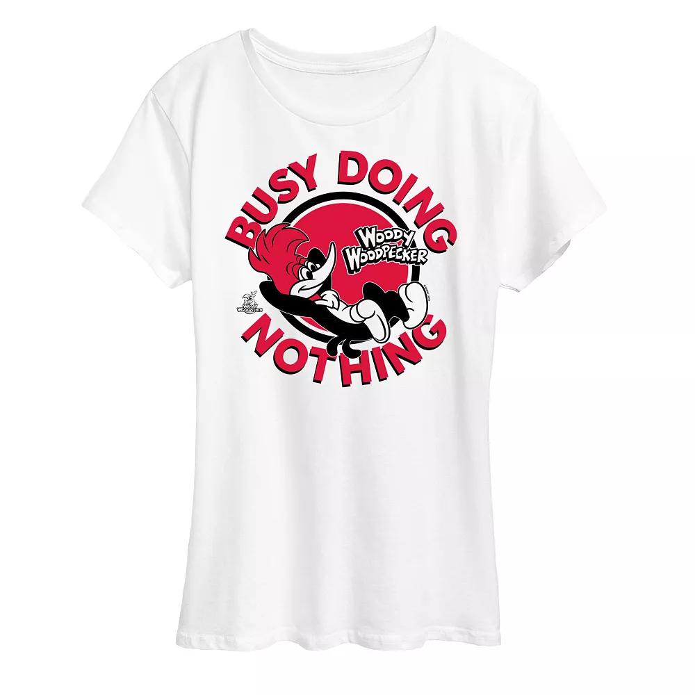 Women's Woody Woodpecker Doing Nothing Graphic Tee, Girl's,  Product Image