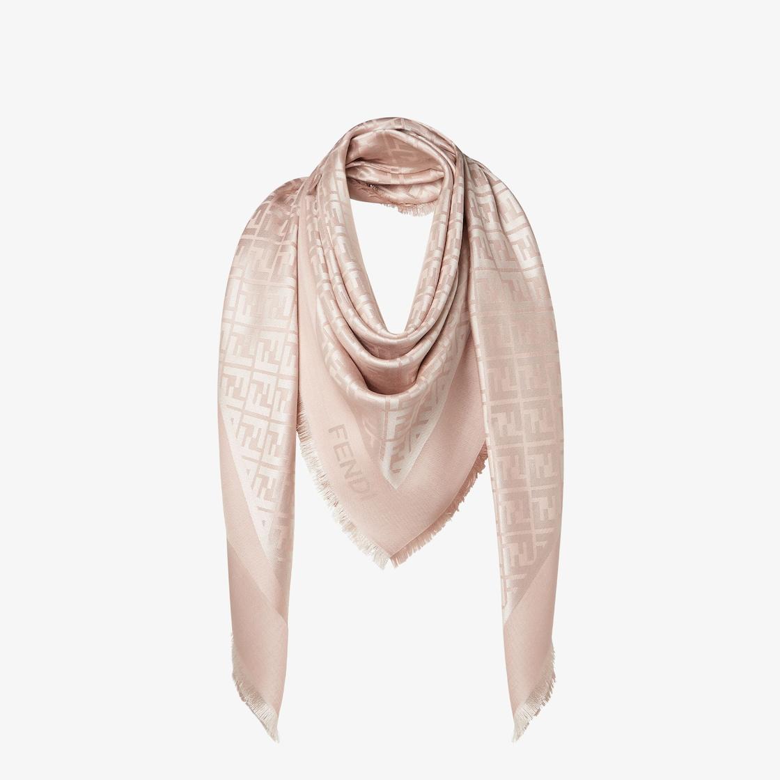 FF ShawlPink organic silk shawl Product Image