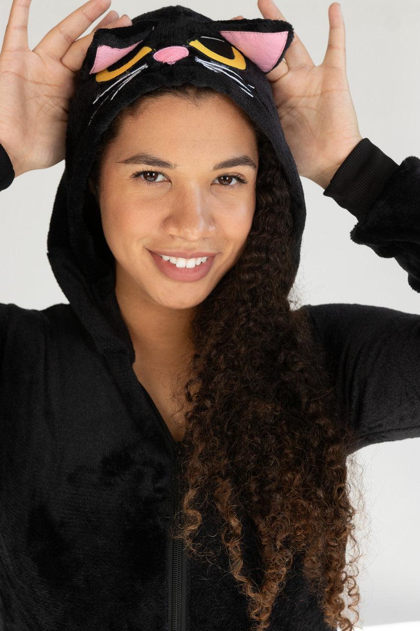 Black Cat Onesie Product Image