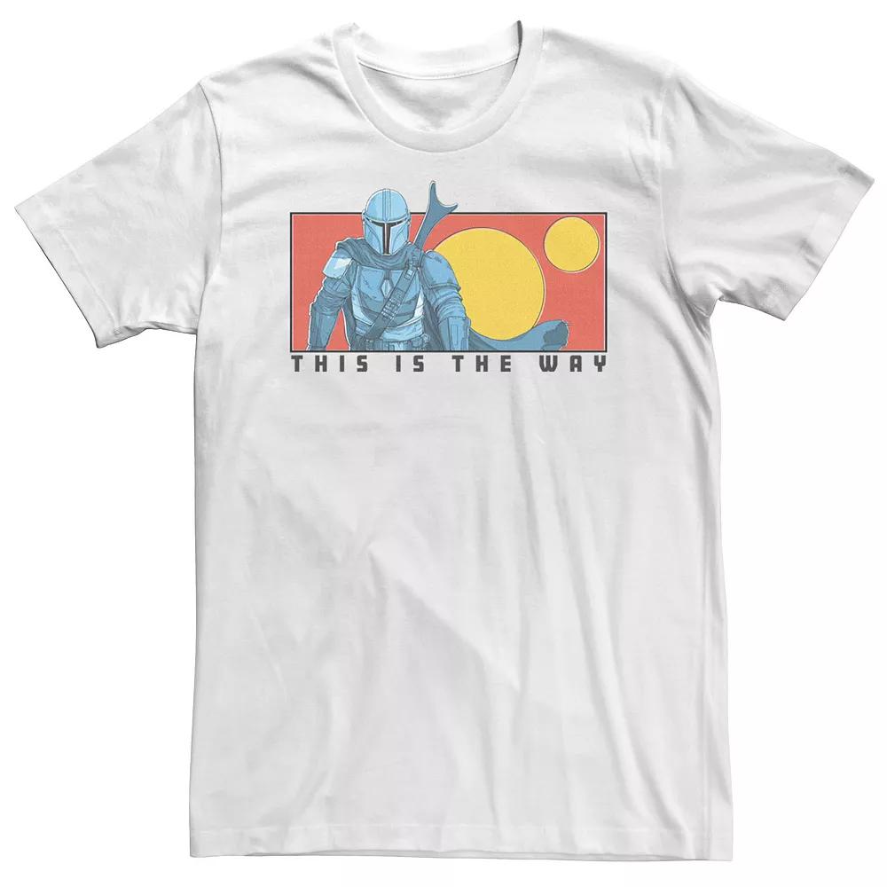 Big & Tall Star Wars The Mandalorian "This Is The Way" Cartoon Panel Tee, Men's,  Product Image