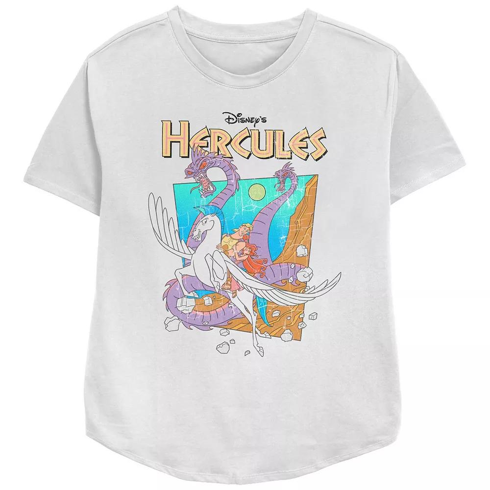 Disney's Hercules Women's Hydra Escape Cracked Image Graphic Tee,  Product Image