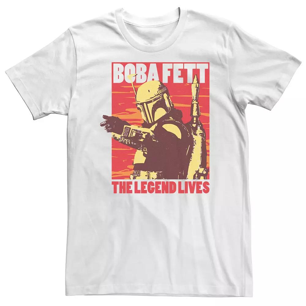 Big & Tall Star Wars Boba Fett The Legend Lives Good Bad Boba Tee, Men's,  Product Image