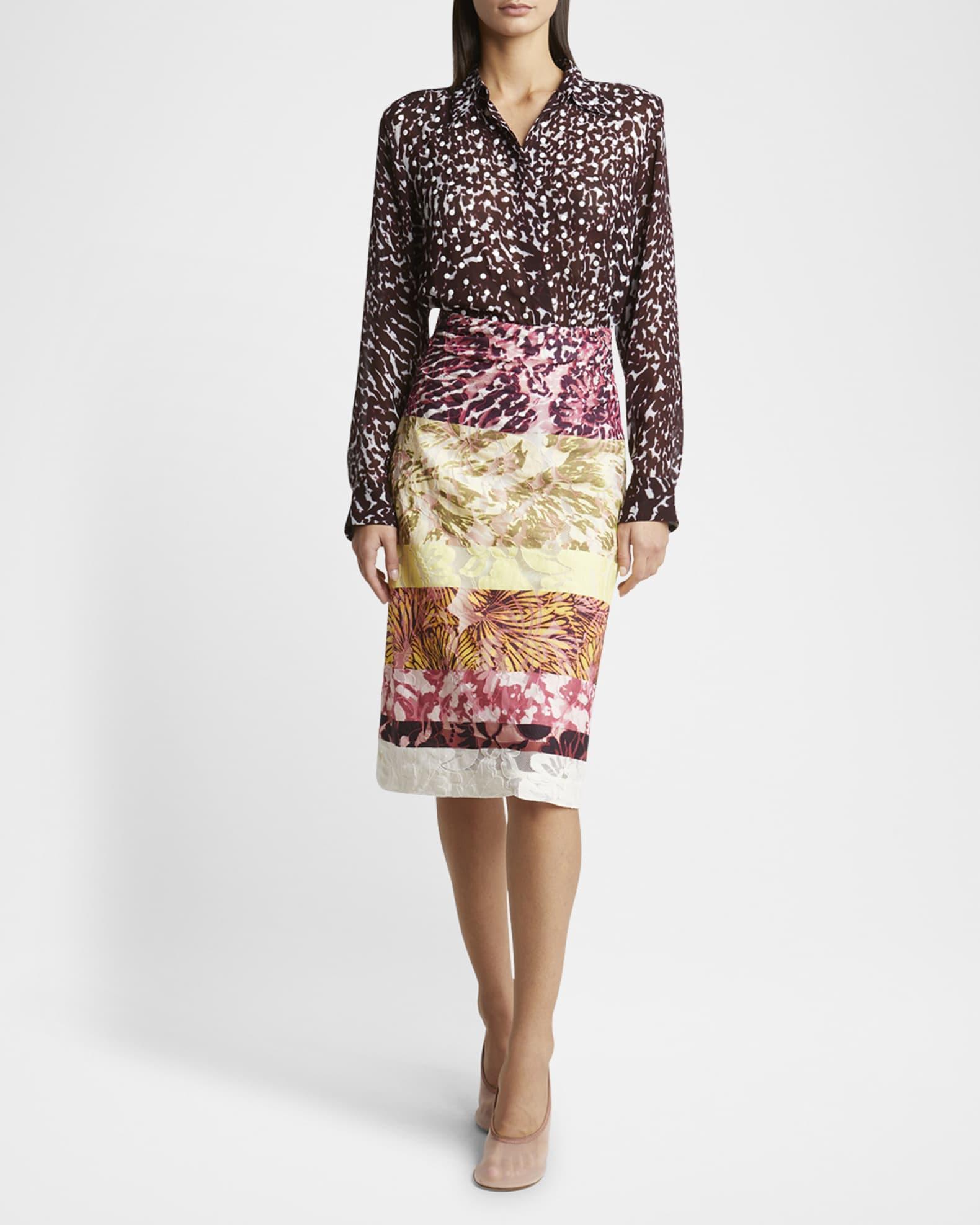 Stan Printed Midi Skirt Product Image