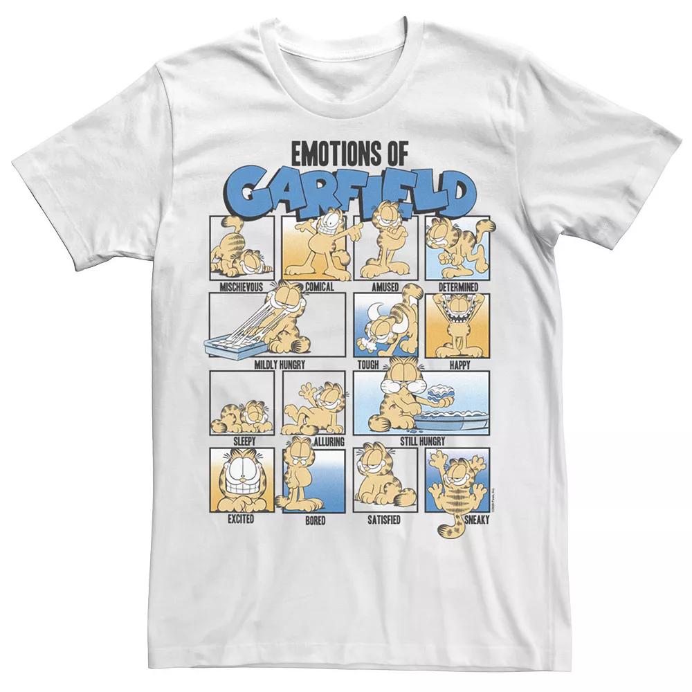Men's Garfield Emotions Of Garfield Poster Tee,  Product Image