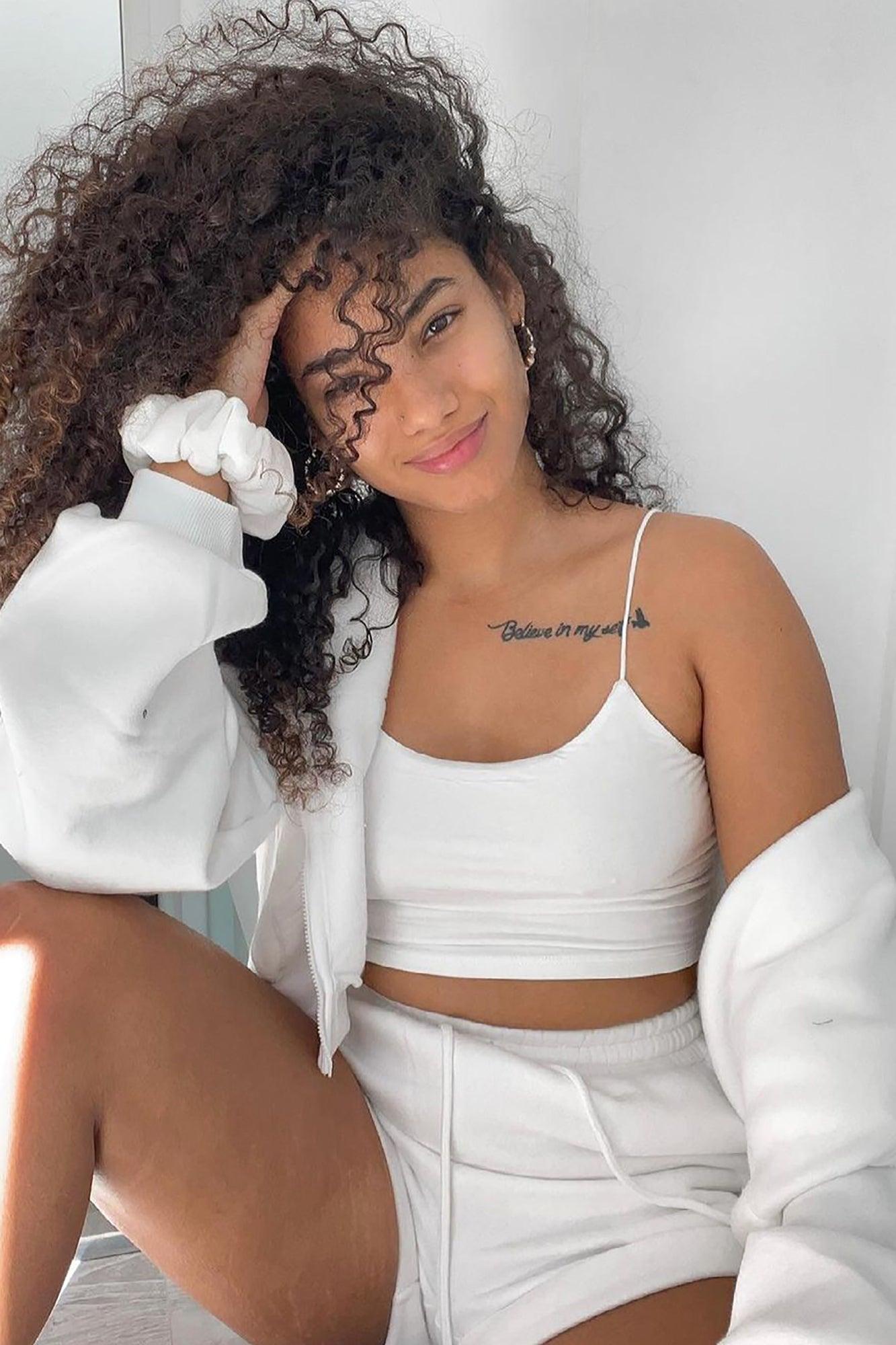 KiKi Cropped Top - Ivory Product Image