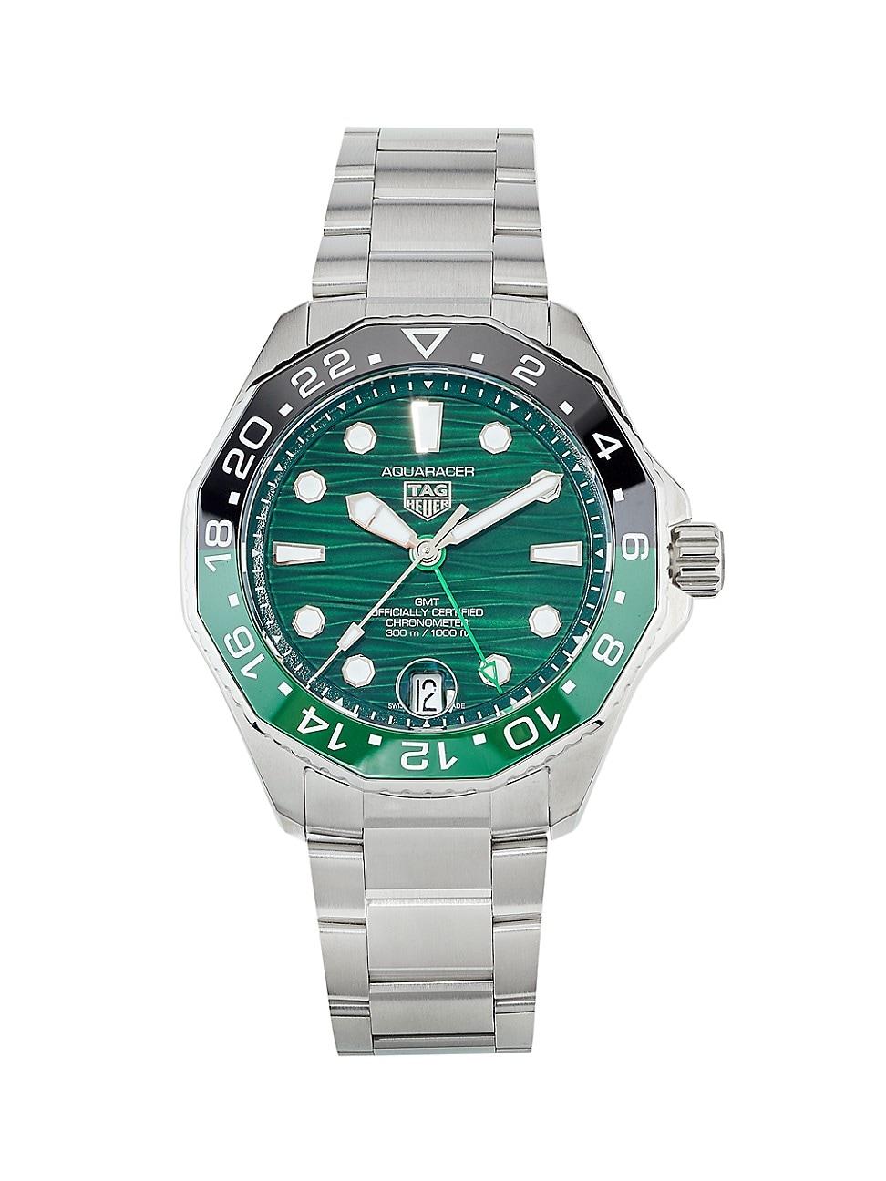 Womens Aquaracer TH-31 Green Stainless Steel Watch/42MM Product Image