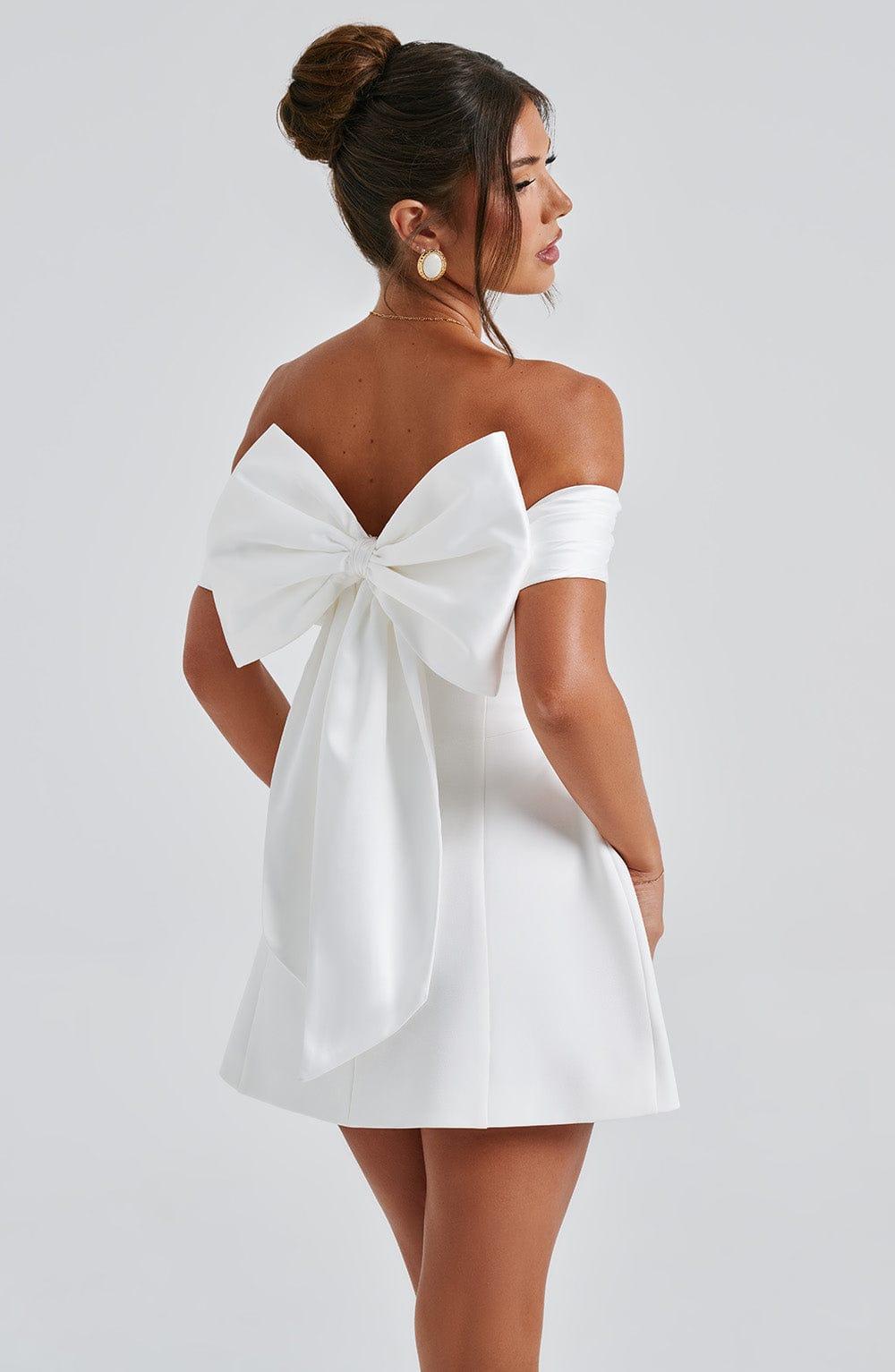 Delta Mini Dress - Ivory Product Image