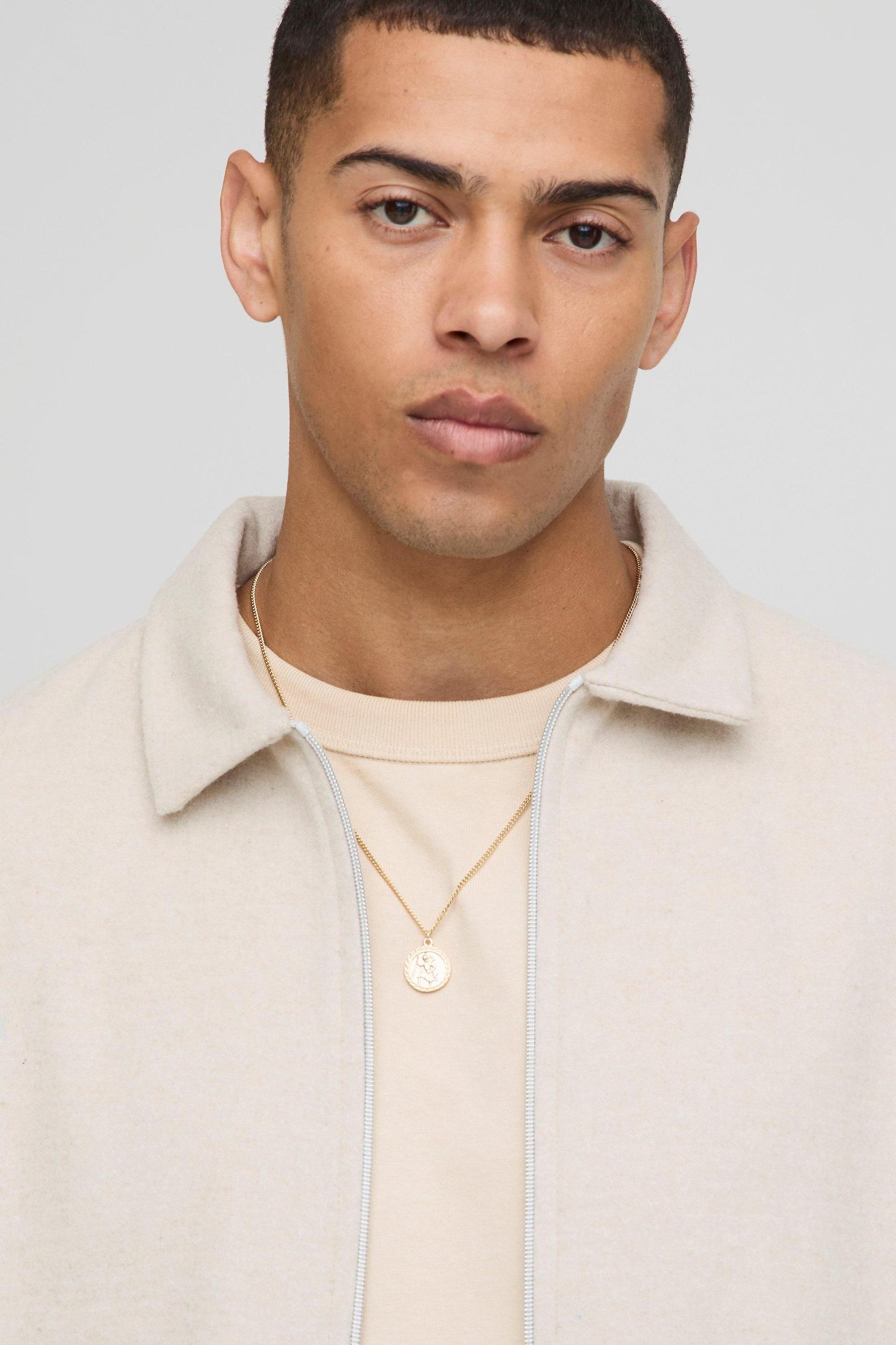 Oversized Brushed Texture Overshirt | boohooMAN USA Product Image