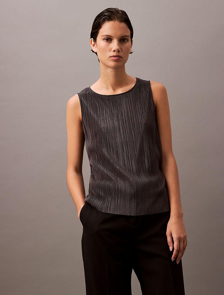 Plisse Tank Top Product Image